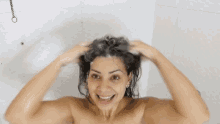 Lavando O Cabelo Good Shower GIF - Lavando O Cabelo Good Shower Banho GIFs