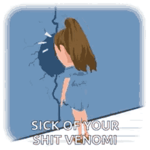 Head Banging Sick Of Your Shit Venom GIF - Head Banging Sick Of Your Shit Venom Frustrated GIFs