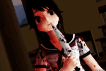 Bloody Ayano GIF