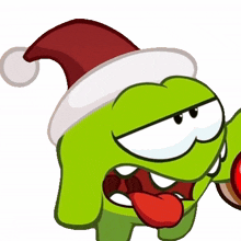 tired om nom cut the rope exhausted no energy