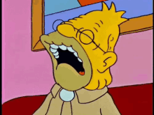 Snoring Old Man GIF - Snoring Old Man Simpsons GIFs
