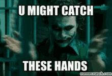 Hands Joker GIF - Hands Joker Catch GIFs