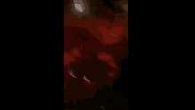 a close up of a person 's face with a brown background