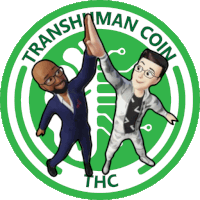 Thc Transhuman Coin Sticker