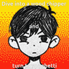Omori Jump Into A Wood Chipper GIF - Omori Jump Into A Wood Chipper Wood Chipper GIFs