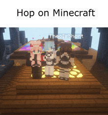 Hop On Minecraft GIF