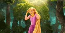excited rapunzel cheerful tangled