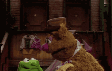 muppets kermit fozzie rubber chicken subtle