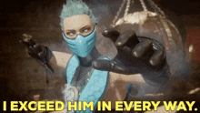 Mortal Kombat Frost GIF - Mortal Kombat Frost I Exceed Him In Every Way GIFs