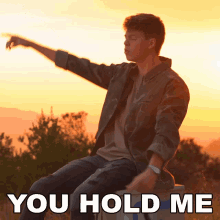 You Hold Me Carson Lueders GIF - You Hold Me Carson Lueders Holy Song GIFs