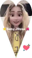a picture of a girl with the name baby jross on the bottom