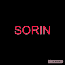 Sorin Text GIF