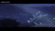 a picture of a monster with the words ndds sama on the bottom right