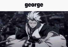 George Jujutsu Kaisen GIF - George Jujutsu Kaisen White Hair GIFs