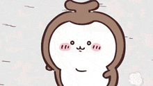 a cartoon character with a monkey 's head and arms .