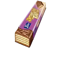 a purple box of ambrocias irma chocolate wafers