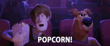 snacks movie time popcorn scooby shaggy