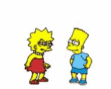 Electrocuted Bart Simpson GIF - Electrocuted Bart Simpson Lisa Simpson GIFs