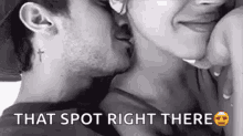 Neck Kisses Couple GIF