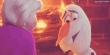 Snowman Melting GIF - Frozen Ana Olaf GIFs
