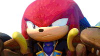 Aye Knuckles The Echidna Sticker - Aye Knuckles The Echidna Sonic Prime Stickers