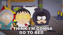 I Think Im Gonna Go To Bed Mysterion GIF - I Think Im Gonna Go To Bed Mysterion Kenny Mccormick GIFs