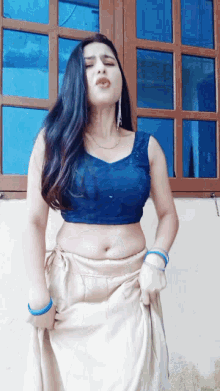 Sareefans Saree Blouse GIF - Sareefans Saree Blouse Saree Hot GIFs
