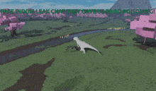 a screenshot of a video game with the words fake indom leak chat they gave us food poisoning on the bottom