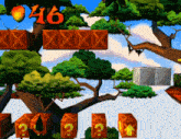 a video game scene with the number 46 on top