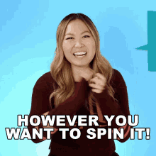 However You Want To Spin It Ellen Chang GIF - However You Want To Spin It Ellen Chang For3v3rfaithful GIFs