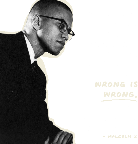 Jazminantionette Malcolmx Sticker - Jazminantionette Malcolmx Youre Not To Be So Blind Stickers