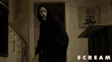 Ghost Face Scream GIF