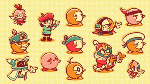 Kirby Waddle Dee GIF - Kirby Waddle Dee Dedede - Discover & Share GIFs