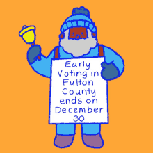 Early Voting Ends Voting In Georgia GIF