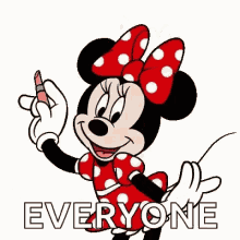 Thank You Wveryone Disney GIF - Thank You Wveryone Disney Minnie GIFs