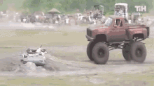 loose tire monster truck flip jukin video