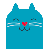 Love Happy Sticker - Love Happy Cat Stickers