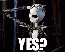 Oh Really Yes GIF - Oh Really Yes Jack Skellington GIFs