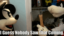 Sml Mickey Mouse GIF - Sml Mickey Mouse I Guess Nobody Saw That Coming GIFs