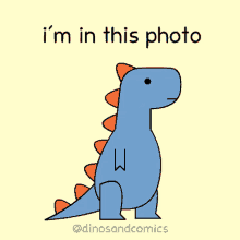 Im In This Photo I Dont Like It GIF - Im In This Photo I Dont Like It Dinosandcomics GIFs