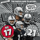 Las Vegas Raiders (21) Vs. New England Patriots (17) Post Game GIF - Nfl National Football League Football League GIFs