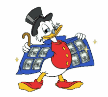 scrooge mcduck money pay day cash rich