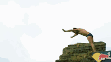 Nailed It GIF - Extreme Cliff Diving Azores GIFs
