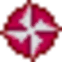 a red and white circle with four arrows pointing in different directions .