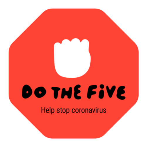 Do The Five Help Stop Coronavirus Sticker - Do The Five Help Stop Coronavirus Coronavirus Stickers