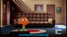 The Amazing World Of Gumball Gumball Watterson GIF - The Amazing World Of Gumball Gumball Watterson Incoherent Screaming GIFs
