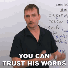 You Can Trust His Words Adam GIF - You Can Trust His Words Adam Engvid GIFs