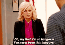The Morning After GIF - Vegas Hungover Parksandrecreation GIFs