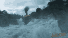 Strong Rapids Jungle Cruise GIF - Strong Rapids Jungle Cruise River Rapids GIFs