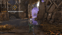 a screenshot of a video game that says alternate whispering echoes on it